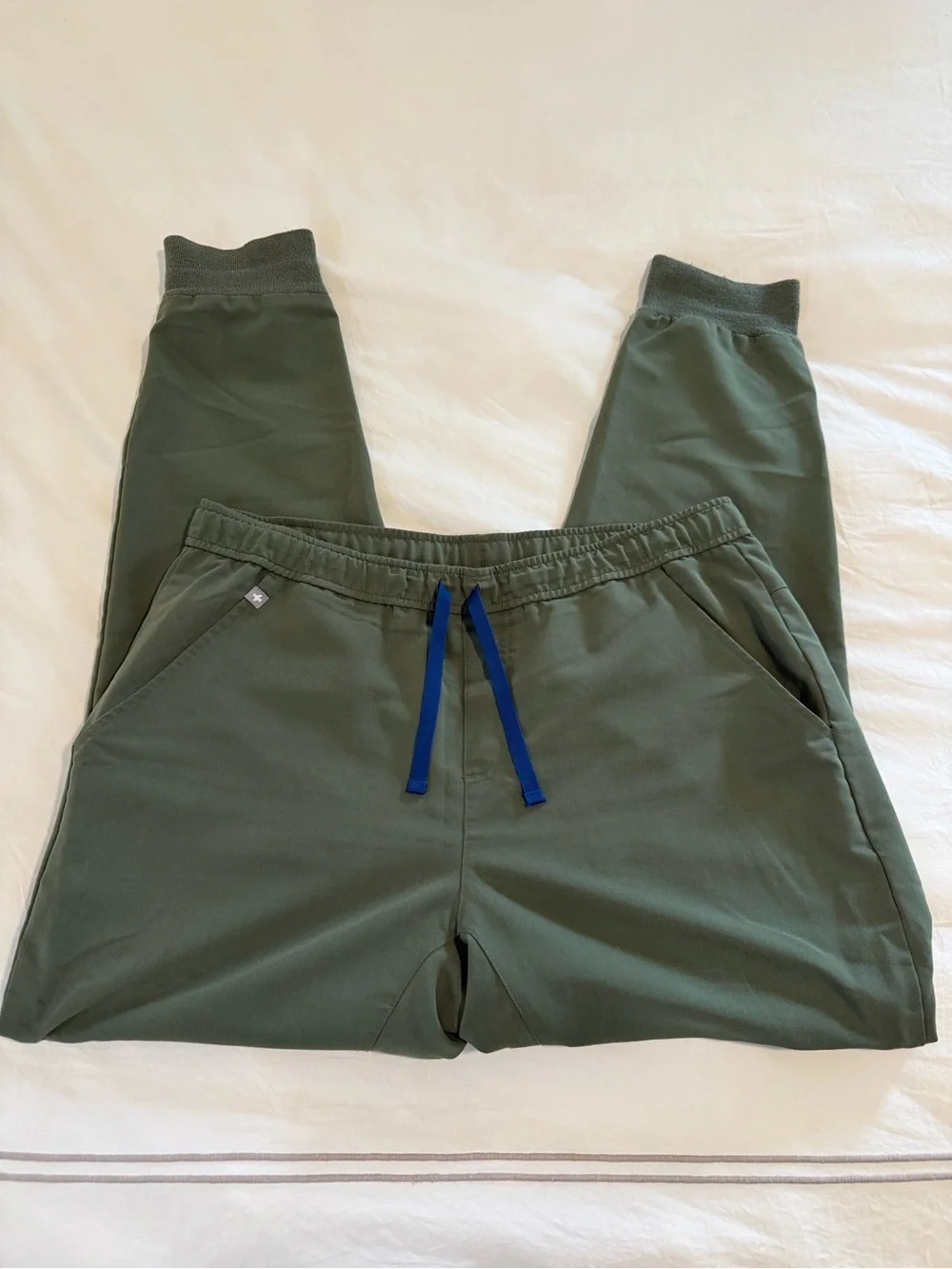 Figs Tansen Moss Green Jogger Pants